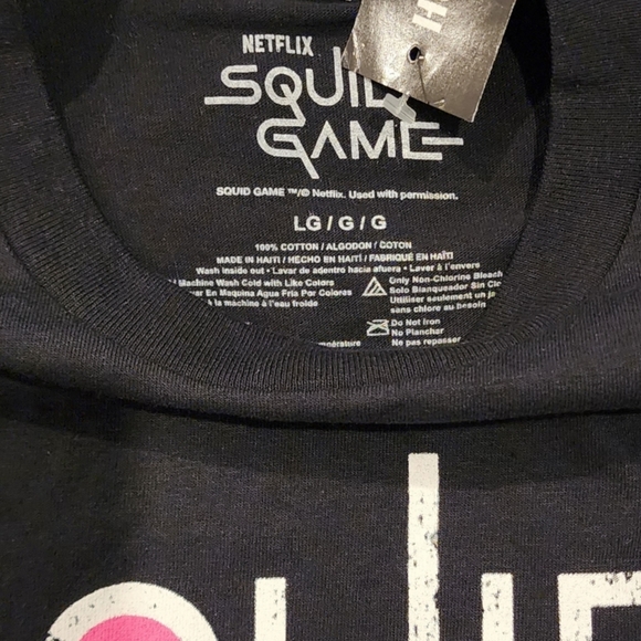 Squid Game Netflix T-Shirt Large - Picture 5 of 5